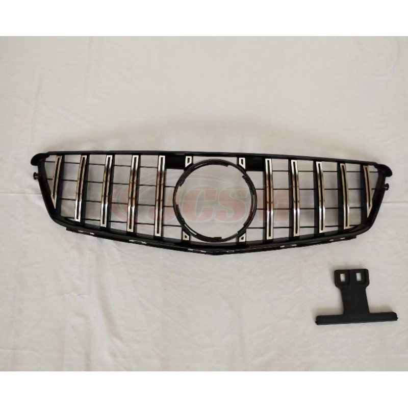 【SALE＆P10倍★3/4-3/11】JCSM ベンツ Cクラス パナメリカーナ グリル W204 S204 C204 現行AMGルックガーニッシュ フロントグリル フロント タイプ カスタム 社外品
