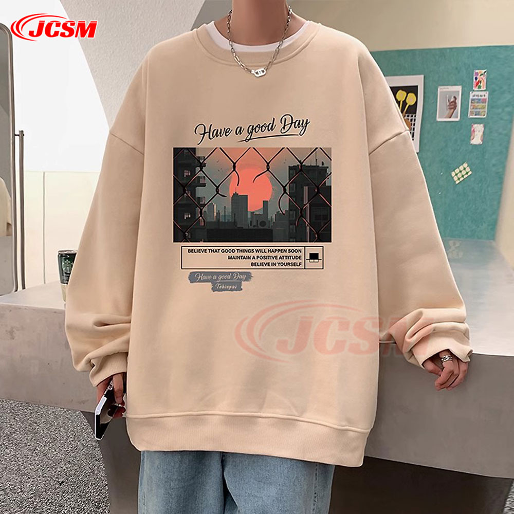 【SALE＆P10倍★3/4-3/11】スウェットトレーナーメンズ長袖Tシャツ秋服春服トレーナーパーカースウェットパーカーおしゃれ丸首大きいサイズM～4XLゆったりかっこいい春秋冬服カジュアルトップススウェットトレーナーJCSM