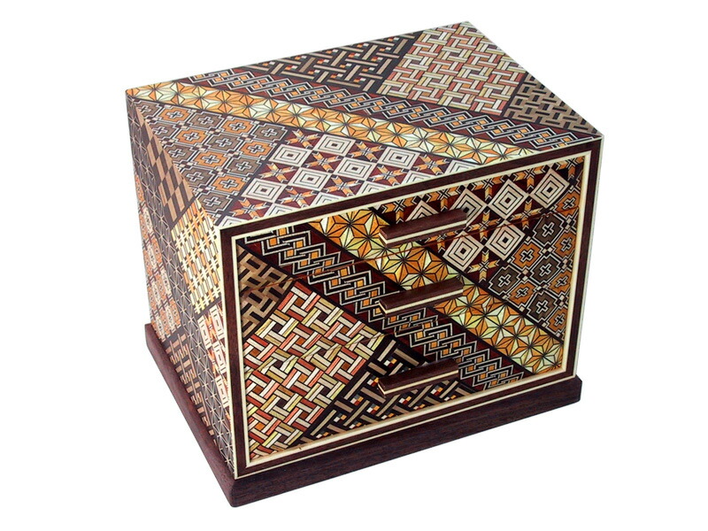 楽天市場】7寸2ッ引き出し ハネ鏡 小寄木 : 箱根寄木細工専門店箱根