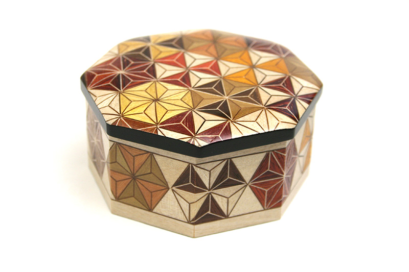 楽天市場】寄木六角ペン立て 亀甲 : 箱根寄木細工専門店箱根丸山物産