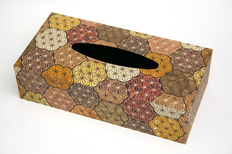 楽天市場】箱根寄木細工 ティッシュボックス 小寄木 : 箱根寄木細工