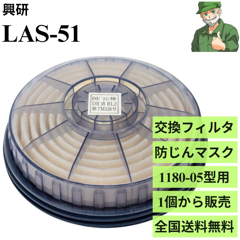 楽天市場】【興研】 防塵マスク用アルファリングフィルタ LAS-11（1111