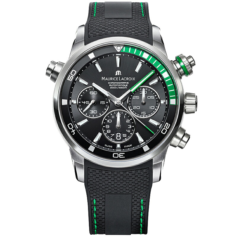 モーリス・ラクロア maurice-lacroix 腕時計 ポントス S ダイバー クロノグラフ 43mm PT6018-SS001-331|時計のYOSHIDA正規販売店