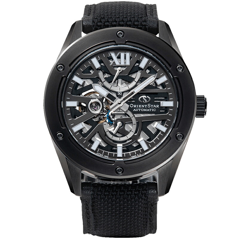 東洋はやりっ児 orient-star ウォッチ M34 前衛派 F8 スケルトン RK-BZ0002B 腕時計-メンズ腕時計