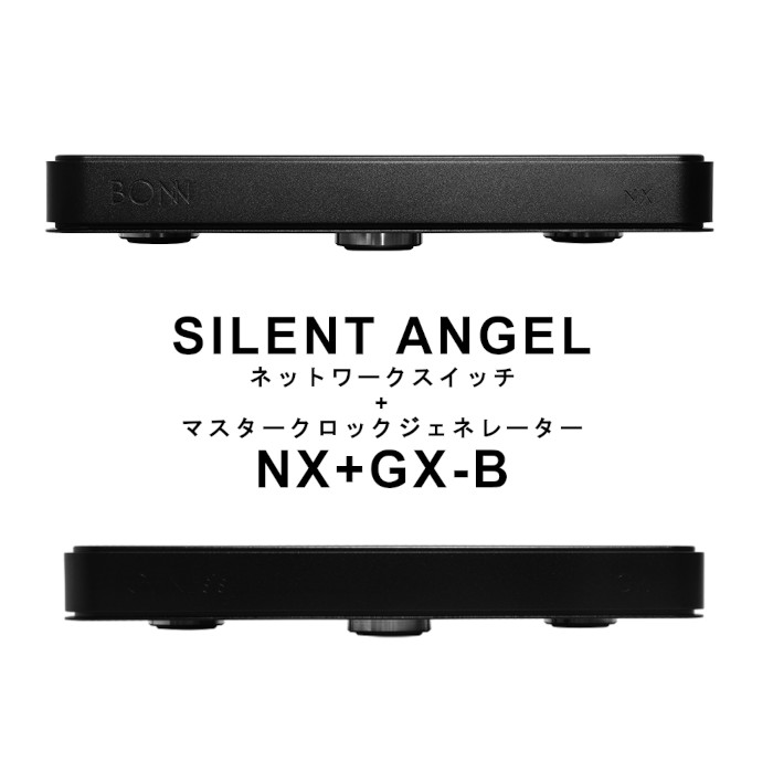 SILENT ANGEL NX+GX-B書き割り 黒いこと スイッチングこしき+マスタークロックジェネレーター