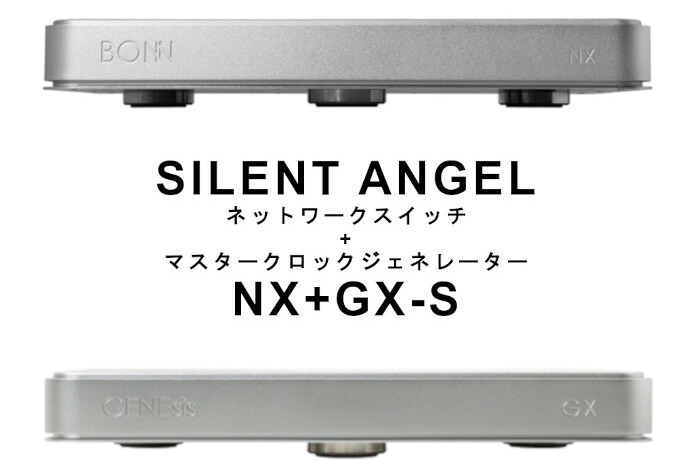 SILENT ANGEL NX+GX-S書き割り しろがね色 スイッチングこしき+マスタークロックジェネレーター