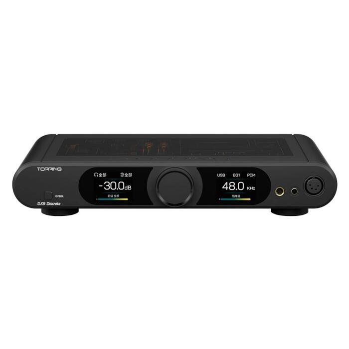 TOPPING DX9 Discrete 黒いこと 1台 フルバランスディスクリートデスクトップDAC/AMP DX9DiscreteBK「店卸し資産有」