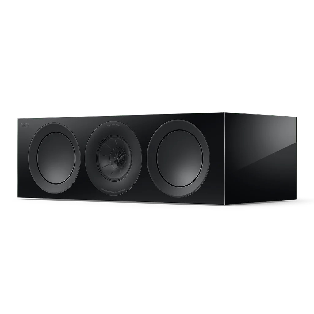 KEF R6 Meta Black Gloss(ブラックグロス) 3-way / 密閉型センタースピーカー / 1本