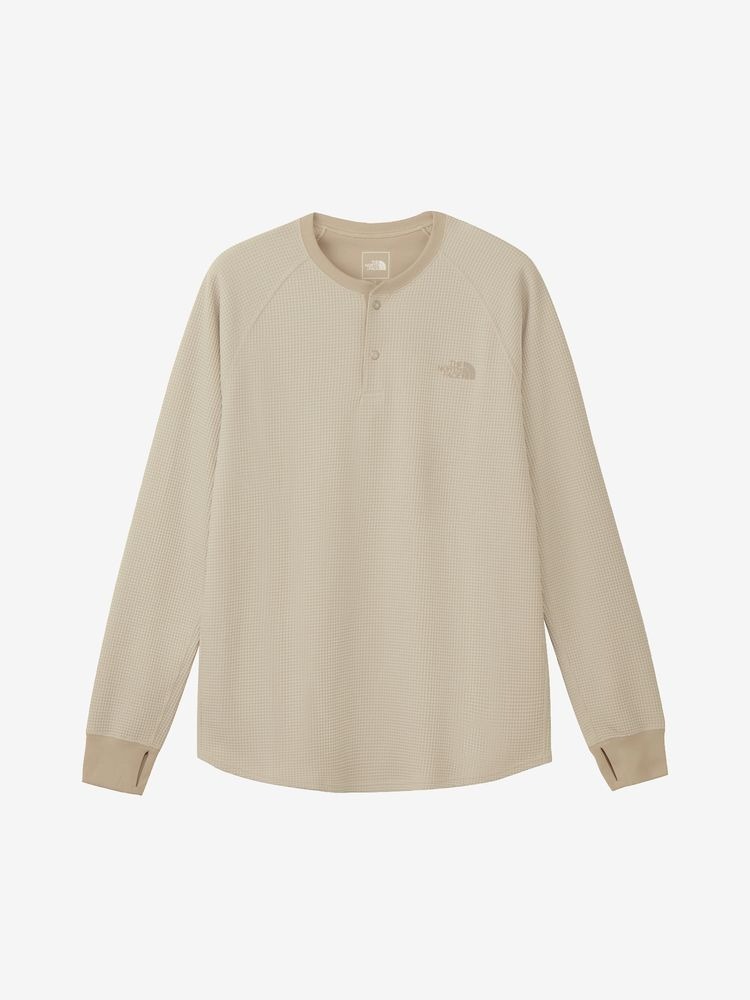 ザ・ノース・フェイス [THE NORTH FACE] フリーランワッフルクルー（メンズ）フォッシルアイボリー(FI) NT62394-FI