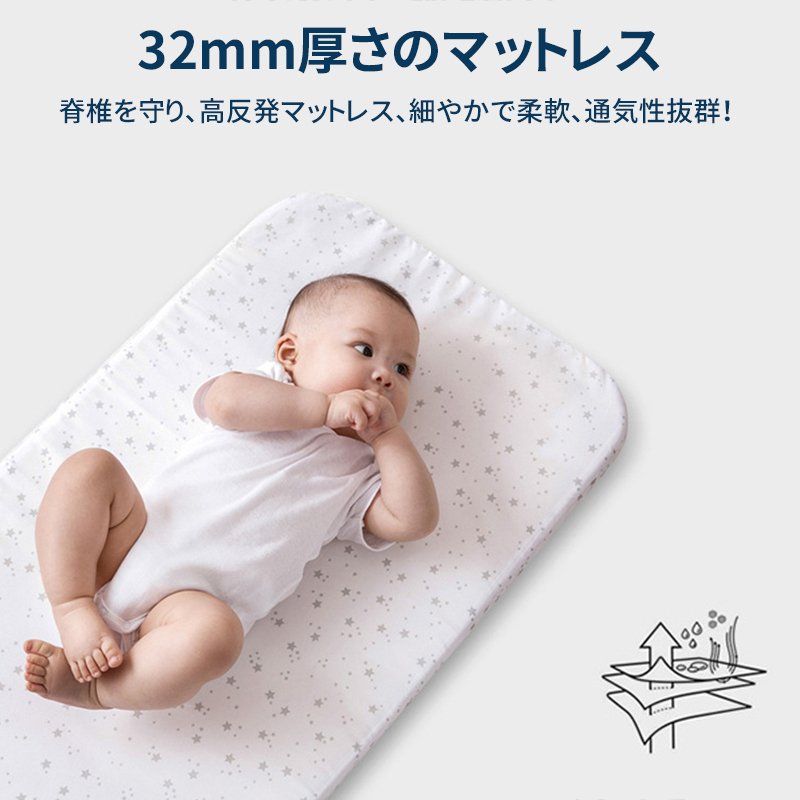 本命ギフト ベビーベッド ベビーサークル ゆりかご ミニ 持ち運び 折りたたみ SGS認証済 新生児 0ヶ 月〜24ヶ月 蚊帳 付き 出産祝い 寝具  寝返り防止 ベビー用寝具 ベッド 洗濯可能 fucoa.cl
