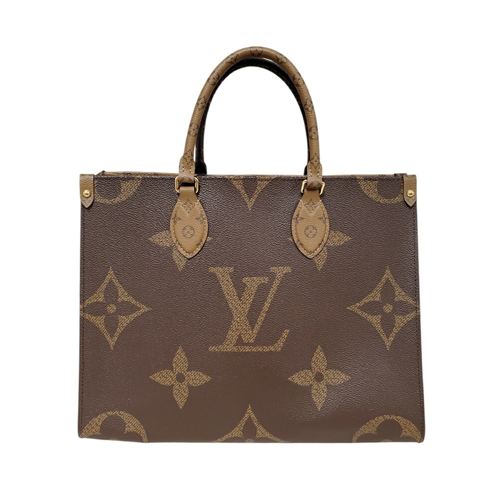 【中古】ルイヴィトン  LOUIS  VUITTON  モノグラム・巨大な生物  逆さま  オンザゴーMM  M45321/MA2403001 レディースバッグ-バッグ