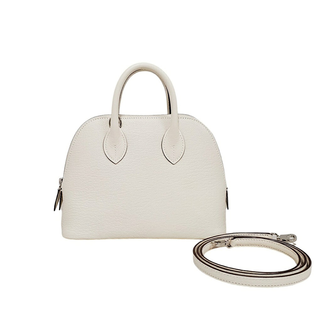 【新品同様・未使用品】エルメス HERMES ボリード1923ミニ シェーブル ナタ SV金具 K刻印/AT260123｜吉川質店 店