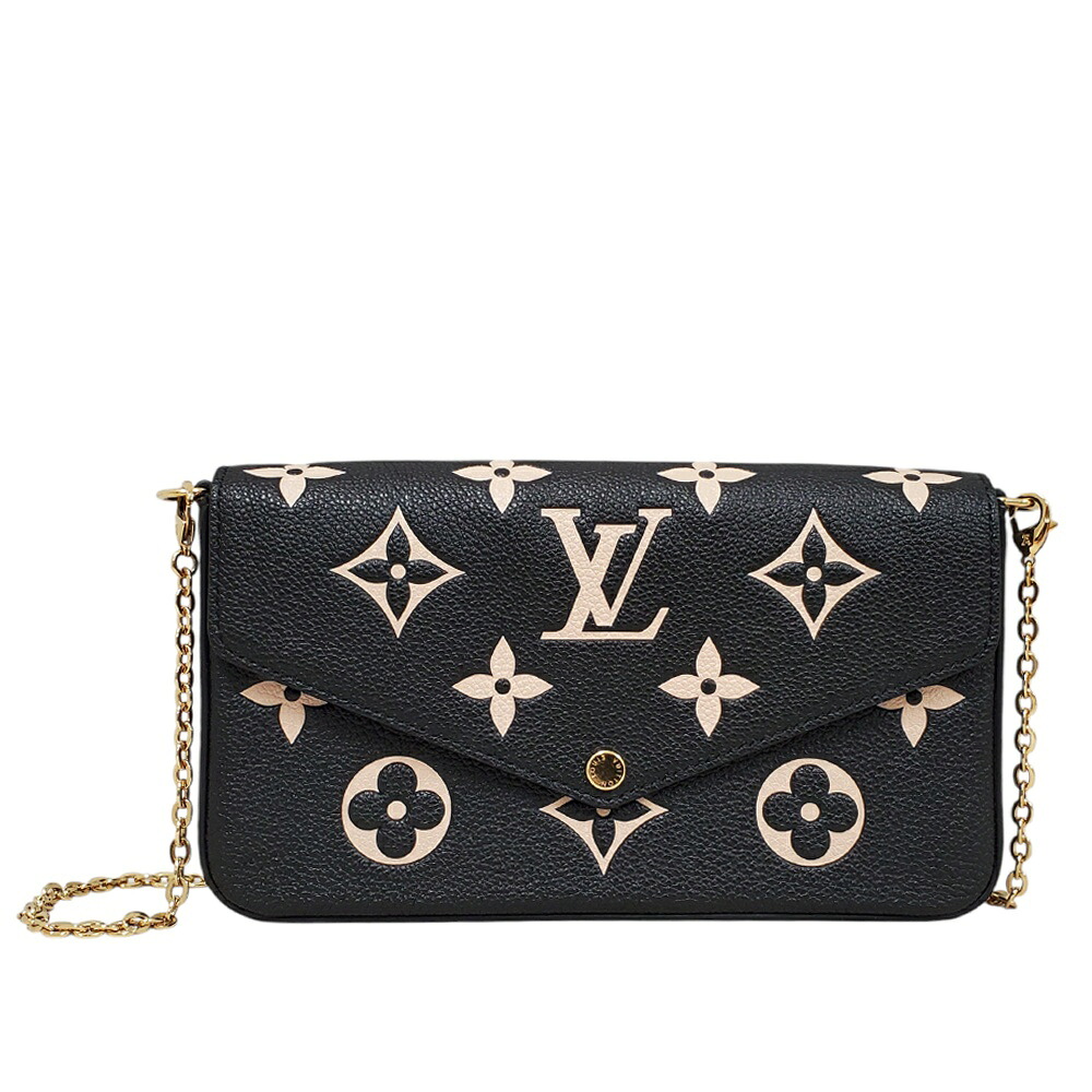 【百貨店SALE10％OFF】【中古】ルイヴィトン  LOUIS  VUITTON  モノグラム・アン工業プラント  ポシェット・フェリシー  M82479 黒いこと/ベージュ/MA2512022