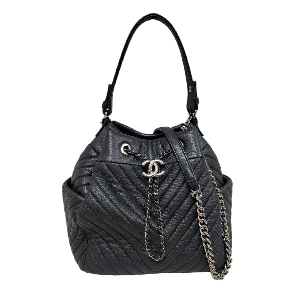 【百貨店SALE10％OFF】【中古】シャネル  CHANEL  なめし革  V編み目  2WAYショルダーバッグ  WS8490/MA2602012