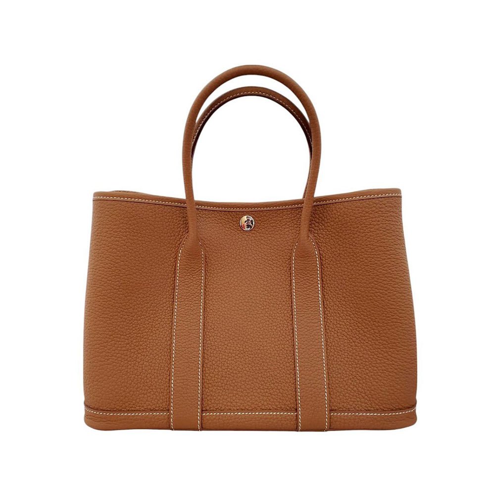 【新品同様・未使用品】エルメス HERMES ガーデンパーティTPM ネゴンダ ゴールド SV金具 K刻印/AT250506|吉川質店 店