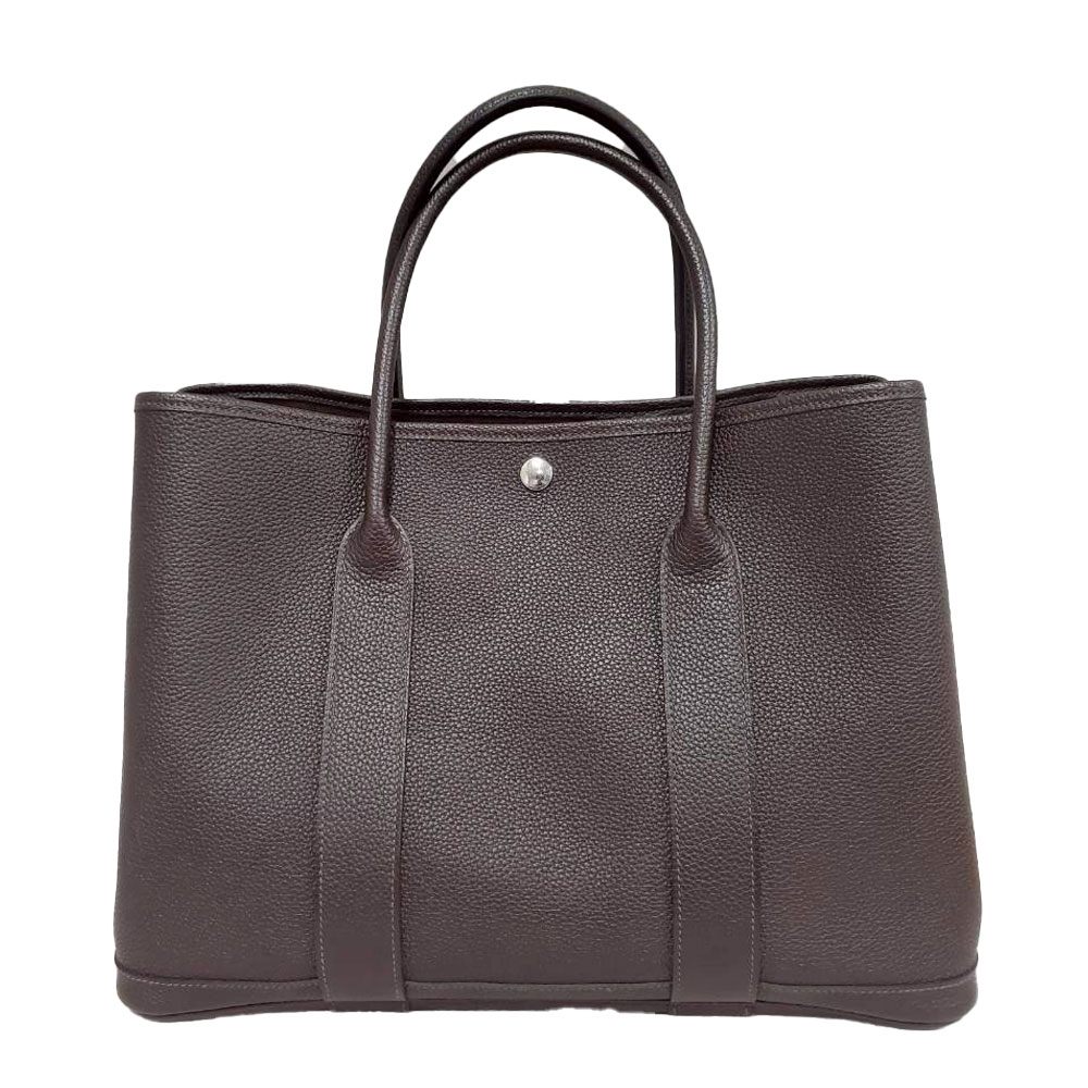 【新品同様・未使用品】エルメス HERMES ガーデンパーティPM ニコチン・コカオン ネゴンダ G刻印 SV金具/AT260602｜吉川質店 店 432,000円