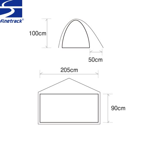 ファイントラック finetrack カミナドーム1 cp FAG0311 アウトドア
