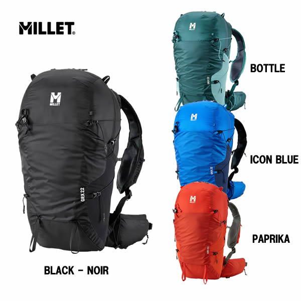 MILLET ミレー GRX 22 MIS01303 国内正規品バックパック・リュック