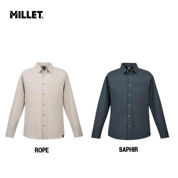 MILLET ミレー アルピ ロングスリーブシャツ メンズ MIV02192 海外サイズ表記 国内正規品