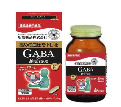 明治薬品　健康きらり　ＧＡＢＡ（ギャバ）納豆７５００ 4954007015559　OY