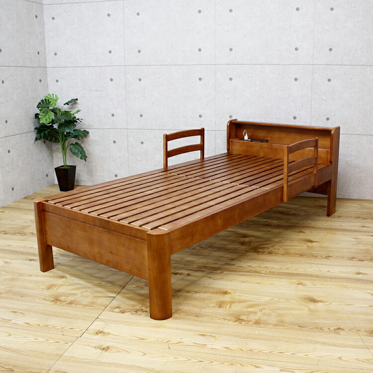 【新生きて行く助けること大売り出し尖んがり10倍】BF-20-S 後藤調度品物産・大川リビング大工仕事社 手摺り付 耐荷重臥榻 S大きさ・赤銅色 北海道、沖縄、離島