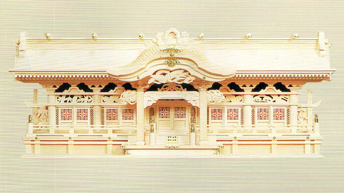 お寺さま五社堂NO.12（切妻造営）土佐ひのき