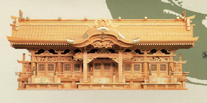 お寺さま五社堂NO.34（切妻造営）本ケヤキ