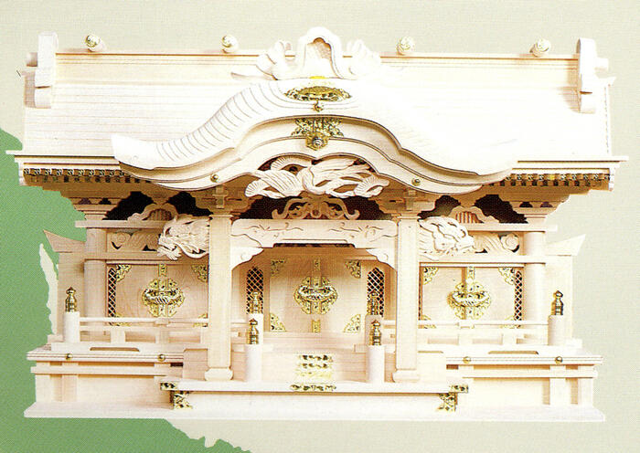 お寺さま三社堂NO,5（切妻造営）土佐ひのき