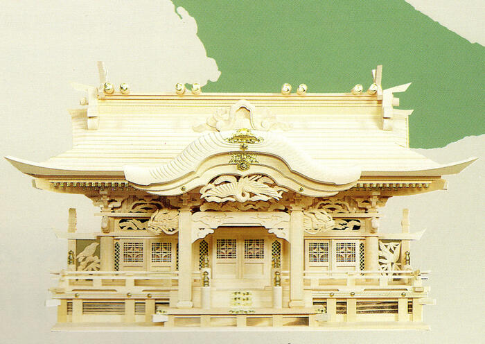 お寺さま三社堂NO,7（入母屋造営）土佐ひのき