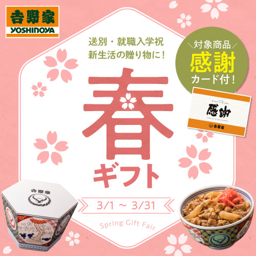 吉野家ギフト】数量限定！冷凍牛丼の具6袋と金文字の「感謝丼(小盛
