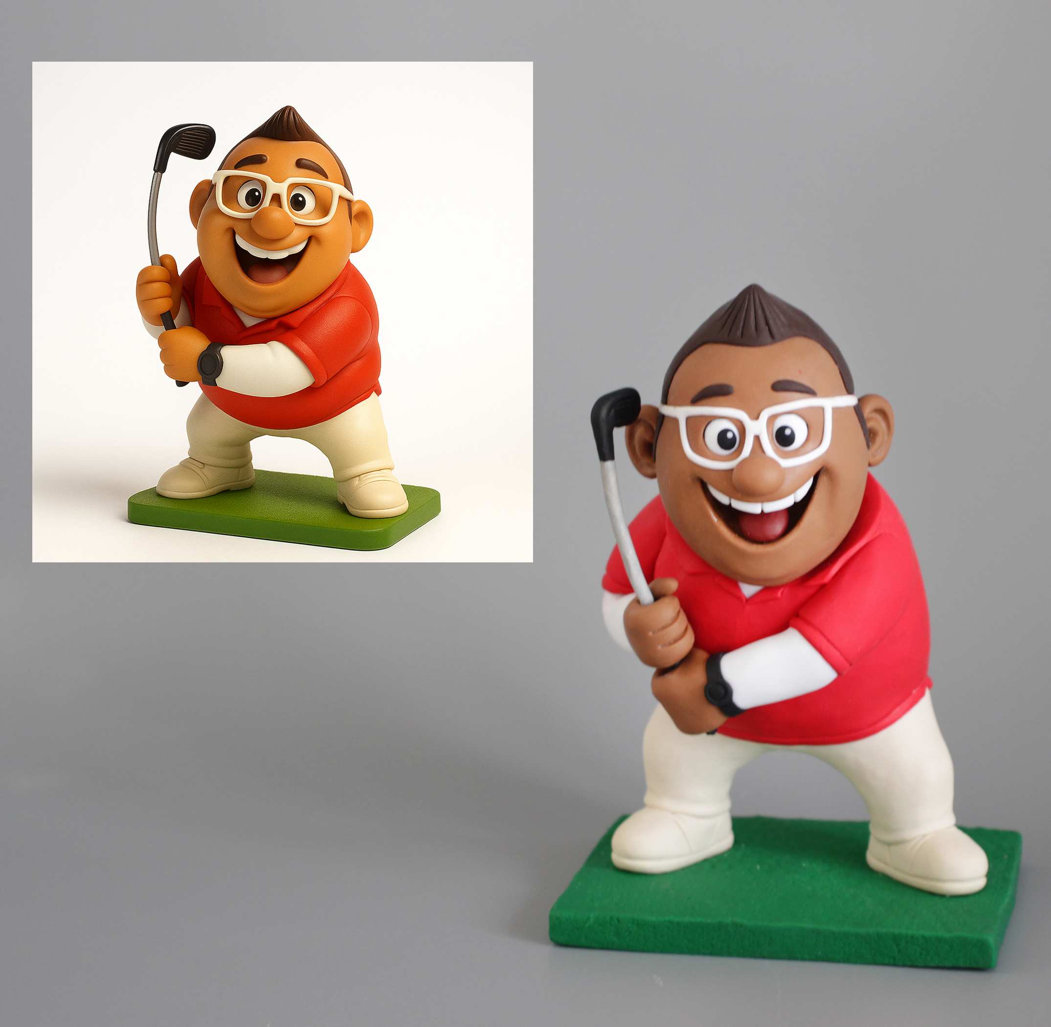 【3Dフィギュア作成】子どもの絵や写真を粘土で立体化 七五三 こどもの日 誕生日 入園入学など様々なお祝いに 完全手作りで一つ一つ心を込めて制作 サプライズプレゼントに最適｜吉岡手作り立体似顔絵店