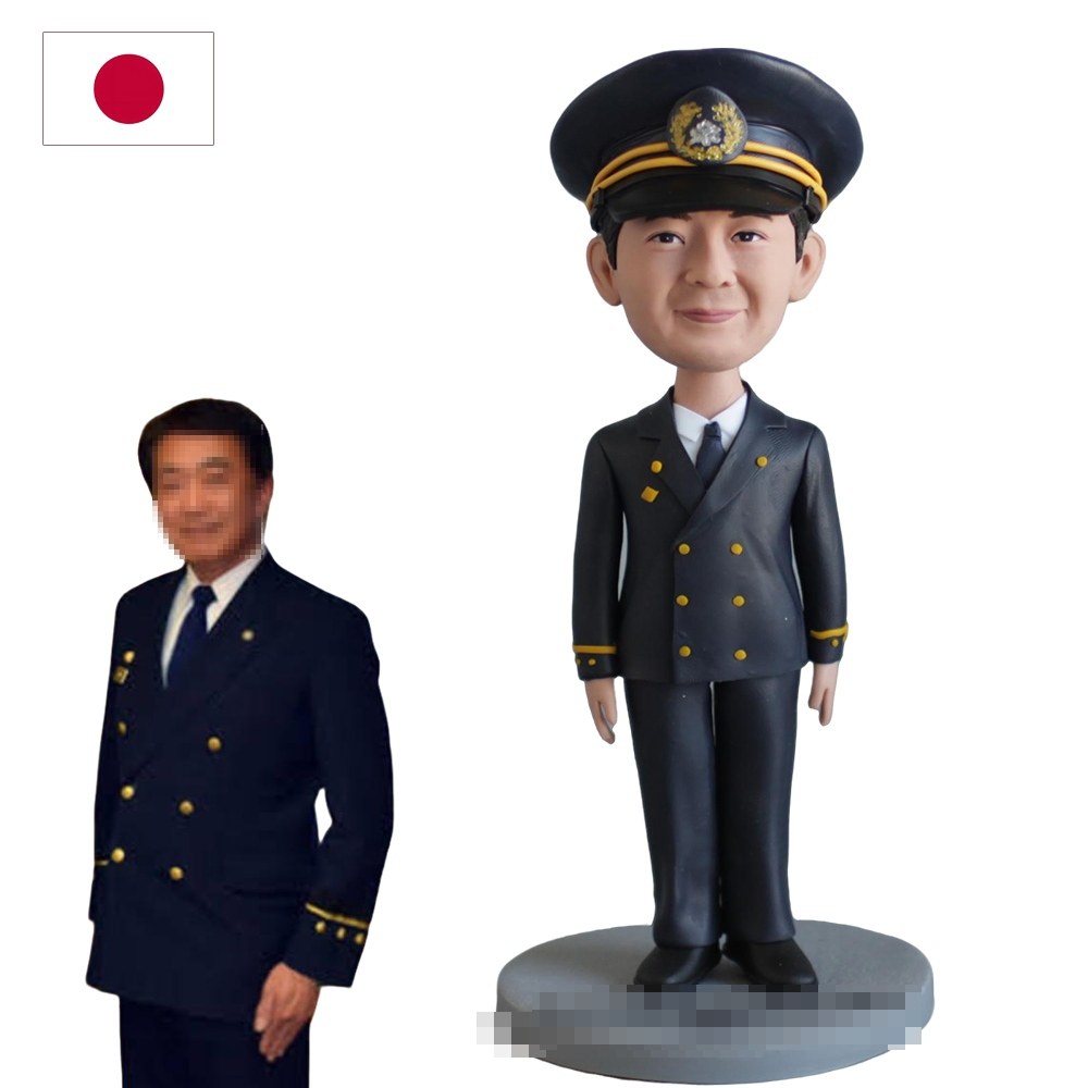 写真から作るオーダーメイドフィギュア 単人用 手作り似顔絵フィギュア オリジナル立体化ギフト|誕生日プレゼント・還暦祝い・退職祝い・記念日・両親・祖父母・彼氏・友達への贈り物に最適|吉岡手作り立体似顔絵店