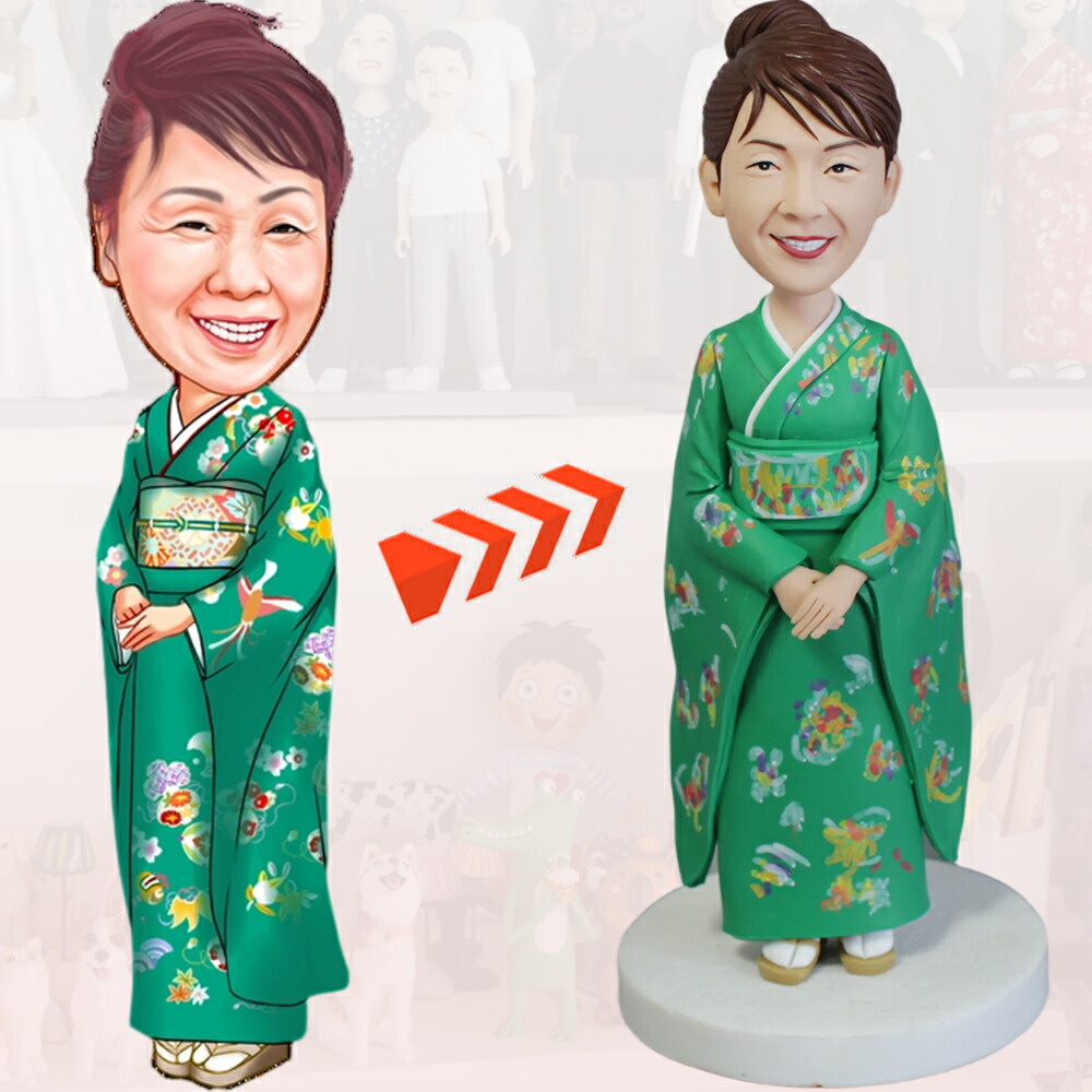 【お子様の絵を3Dフィギュアに】大切な思い出を手作りの泥人形に！七五三・こどもの日・誕生日・入園入学・クリスマスなど、様々なお祝いに最適。心を込めて一点一点丁寧に制作。世界に一つだけのサプライズギフトとしてもおすすめです。