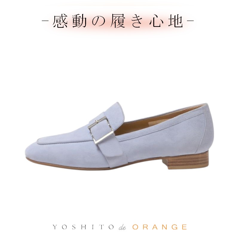 美品✨YOSHITO de ORANGE レザー ローファー スリッポン 黒 ヨシトデオランジェ YOSHITO de ORANGE ローファー （BLE） -靴