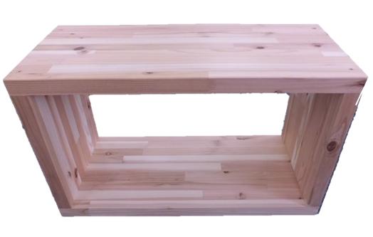 楽天市場】【 無垢杉板 本棚 】国産杉 幅750×奥行240×高さ920ミリ 背板