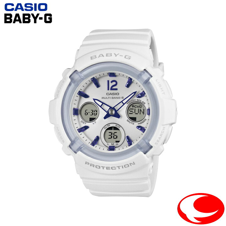 (最強配送) カシオ CASIO BABY-G BGA-2800 SERIES BGA-2800-7A3JF タフソーラー 電波 レディース 腕時計 ブルー/ホワイト 10気圧防水 マルチバンド6 (26年4月10日発売)
