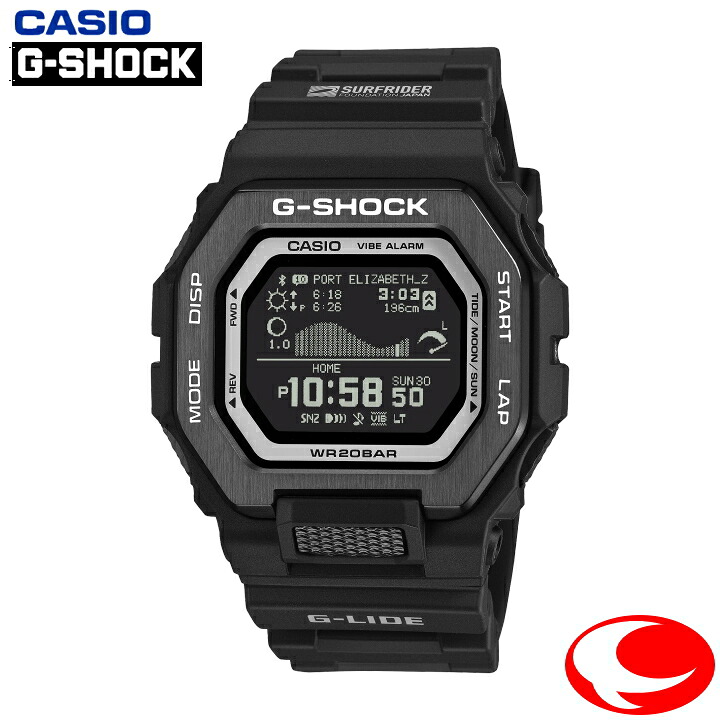 (最強送りとどける) CASIO カシオ G-SHOCK G-LIDE ジーライド 「サーフライダーファウンデーションジャパン」協調主義真似形 GBX-100SFJ-1JR  20空圧雨合羽 タイドグラフ スマートフォンリンク 亢進検知器による異なり・機敏さ・速さなどを数えること (26年6月5日発売 )