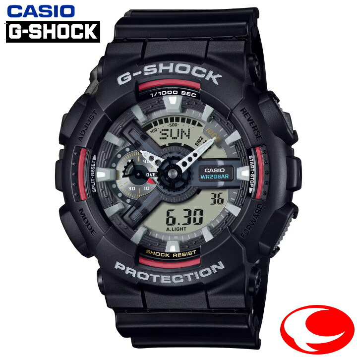 CASIO G-SHOCK カシオ ジーショック GA-110RL-1AJF 初代G-SHOCKカラー採用モデル アナログデジタル【プレゼント】