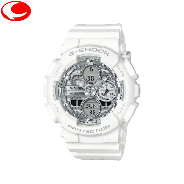 (最強配送)カシオ CASIO G-SHOCK レディース メンズ ユニセックス 腕時計 GMA-S140VA-7AJF アナデジ ビーチリゾートモデル/シルバー蒸着（24年4月12日発売）｜ウォッチ・ジュエリーのヨシイ