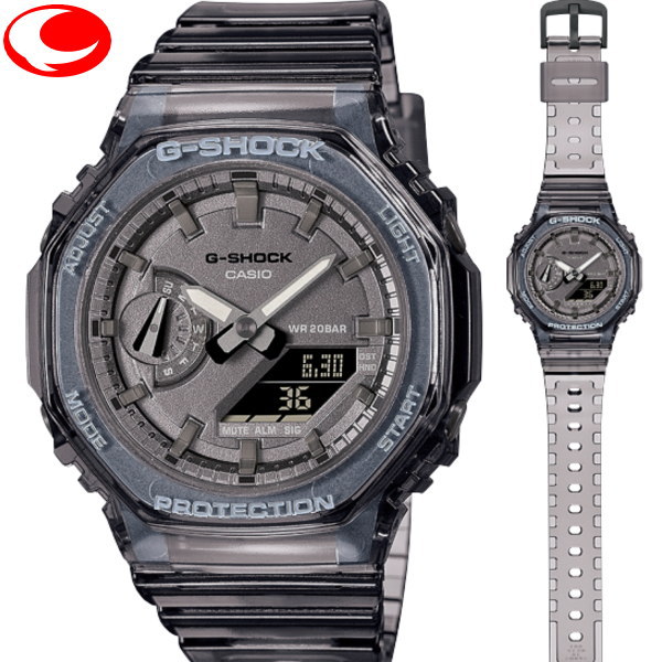(最強配送) カシオ CASIO G-SHOCK GMA-S2100SK-1AJF スケルトン カシオーク レディース メンズ ユニセックス 腕時計【楽ギフ_包装】【楽ギフ_メッセ入力】 【送料無料】【カシオ祭】【22年8月5日発売】【プレゼント】