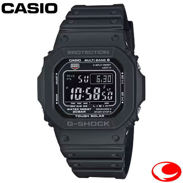 (最強配送)CASIO G-SHOCK GW-M5610U-1BJF タフソーラー 電波 腕時計 フルオートカレンダー パワーセービング機能付き 20気圧防水 LEDライト【プレゼント】