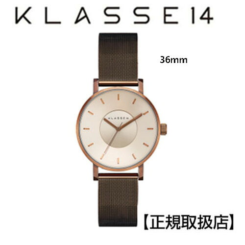 ［クラス14］KLASSE14 腕時計 36mm Vintage gold stainless 特別仕様のメタルメッシュバンド 　VO18VG002W 【正規輸入品】 【ギフト包装】【プレゼント】【贈り物】｜ウォッチ・ジュエリーのヨシイ 22,484円