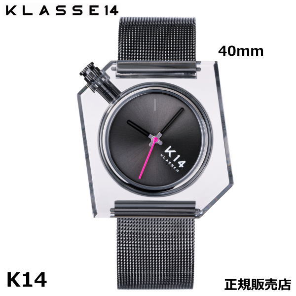 最大限度100%Pうしろ側当選確からしさ1/2位置付け14 Klasse14 K14 IRREGULARLY SQUARE Gun with Mesh Strap 40粍 WKF20GU001M  ウオッチ 【定まりインポート品】 \u003cBR\u003e【ギフ荷拵え】【ホワイトデイ】【差し上げ物】