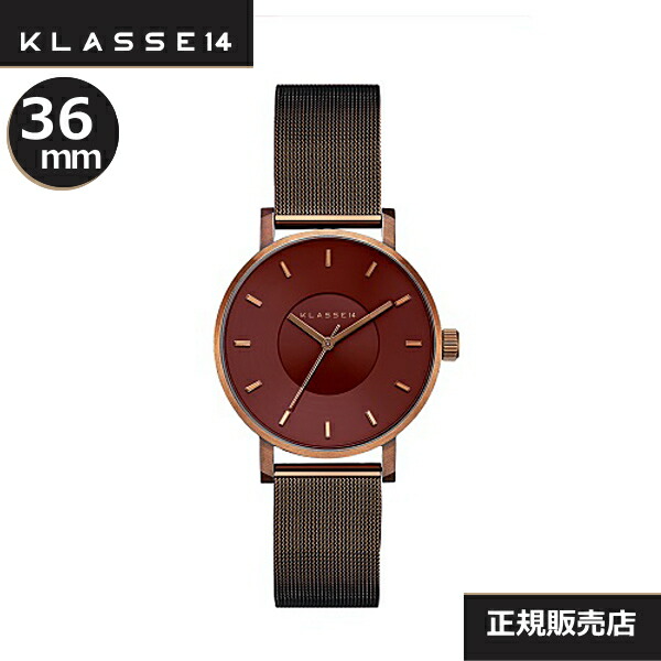 クラス14　Klasse14 腕時計　WVO21VG008W　36mm Volare Vintage Gold Vinaccio with Mesh Strap【正規輸入品】 【楽ギフ_包装】【楽ギフ_のし】【楽ギフ_のし宛書】【プレゼント】