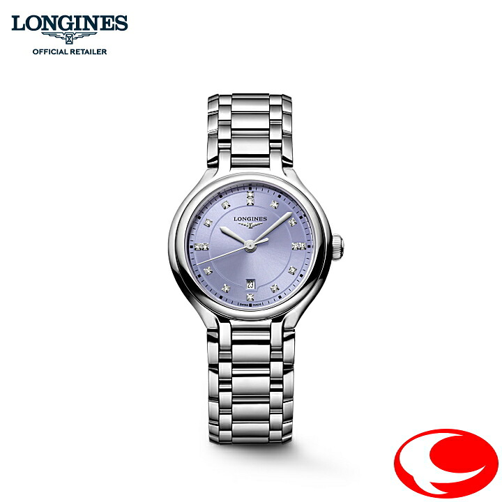 (最強配送) 新作 LONGINES ロンジン プリマルナ　ラベンダーモーブ文字盤 30mm L8.142.4.07.6 L81424076 クォーツウォッチ 3気圧防水 【ロンジン正規販売店】【正規２年間保証付き】