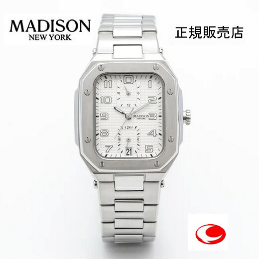 (最強配送)MADISON NEW YORK マディソン ニューヨーク フィフス・アベニュー 腕時計 MA011012-2|ウォッチ・ジュエリーのヨシイ