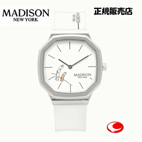 マディソン ニューヨーク MADISON NEW YORK 残念じゃない海の生きものシリーズ チンアナゴ＆ニシキアナゴ 腕時計MA011014-1【プレゼント】