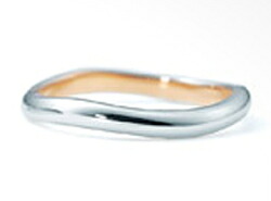 最大限度100%Pうしろ側当選確からしさ1/2NINA RICCI  ニナリッチ マリッジリング  6RL923  Pt900/K18PG\u003cBR\u003e【最安値傍若無人】【貨物輸送無料】【差し上げ物】