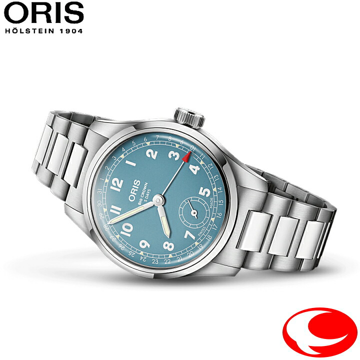 ORIS オリス Big Crown ビッククラウン ポインターデイトキャリバー473 01 473 7786 4065-07 8 19 06 38.00 mm ブルー 自動巻 メタルブレスレット 344,025円