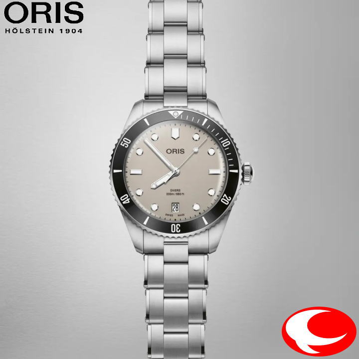 (最強配送）ORIS オリス ダイバース デイト 39.00mm 01 733 7795 4051-Set 自動巻 セラミックへゼルインサート 2気圧防水(200m)（オリスペアグラス付き）